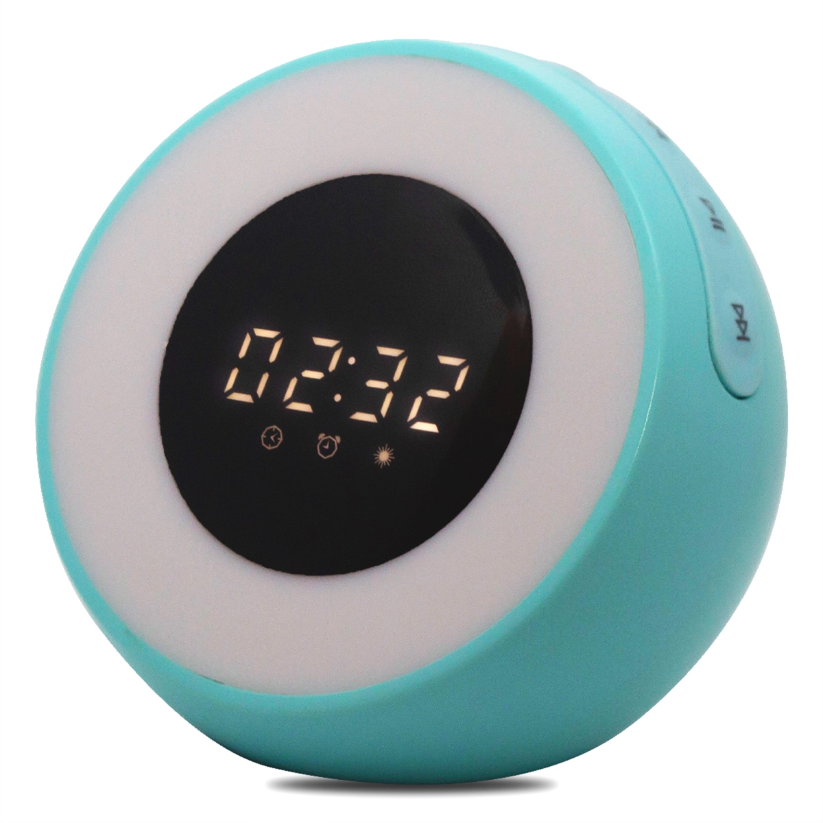 ZTS050BL Alarm Clock with Built-in Air Purifier, Sound Machine, Wireless Bluetooth Speaker, and LED Lamp -  Zummy