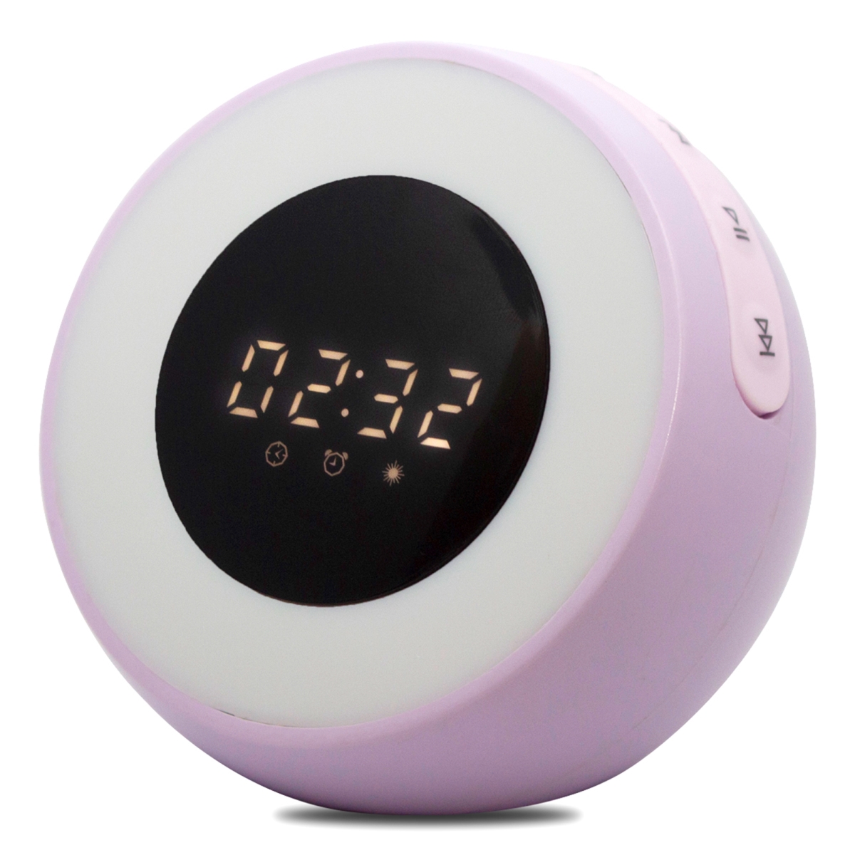 ZTS050LV Alarm Clock with Built-in Air Purifier, Sound Machine, Wireless Bluetooth Speaker, and LED Lamp -  Zummy