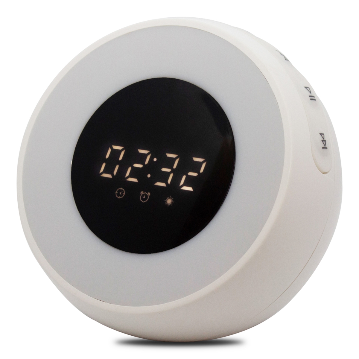 Alarm Clock with Built-in Air Purifier, Sound Machine, Wireless Bluetooth Speaker, and LED Lamp -  Analogcosa analoga, AN4257105