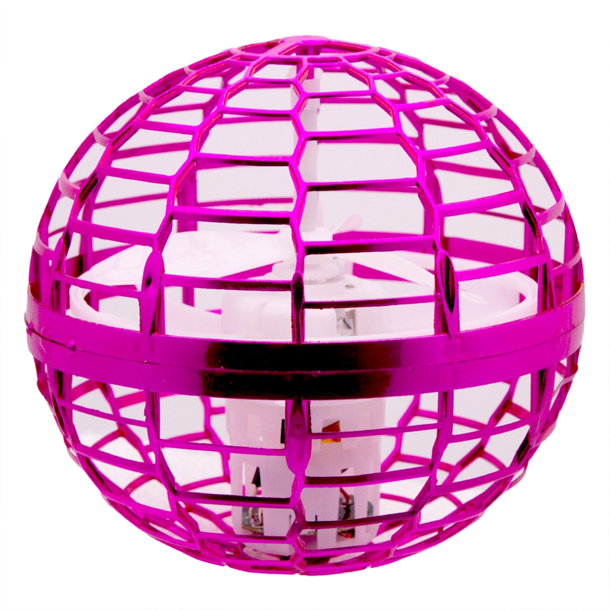 Picture of Zummy FS1161RE Hand Operated Flying LED Orb Ball Toy with Boomerang Effect for Indoors and Outdoors
