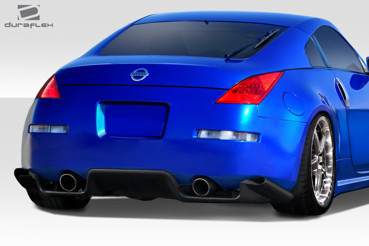 112782 2003-2008 Nissan 350Z TS-1 Diffuser, Signature Black - 6 Piece