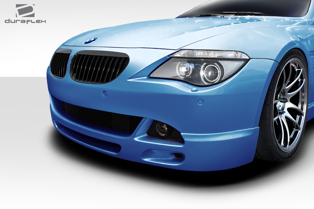 2004-2007 BMW 6 Series E63 & E64 BR-Y Front Lip Spoiler - Signature Black - 1 Piece
