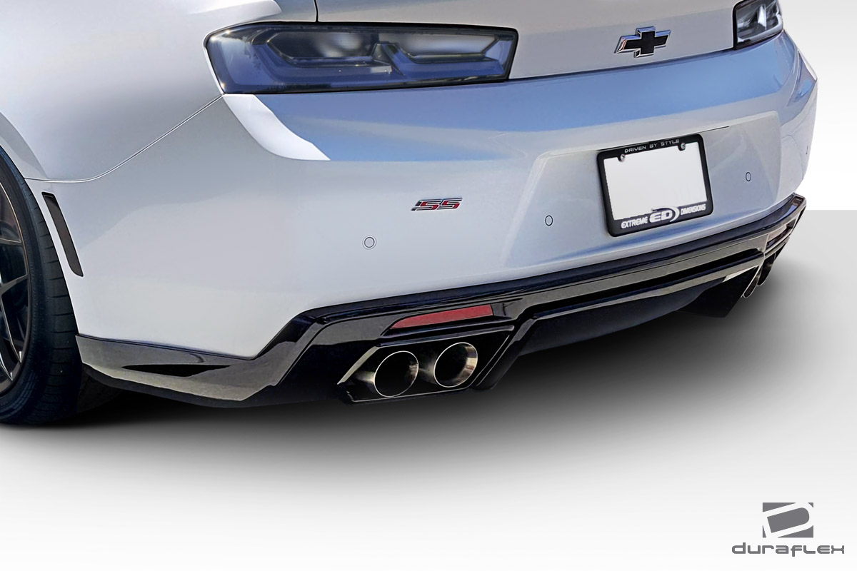 2016-2017 Chevrolet Camaro GM-X Rear Diffuser - Signature Black - 1 Piece