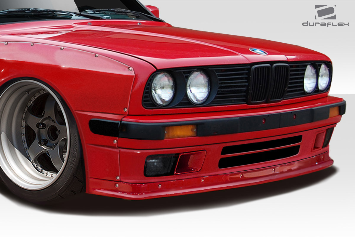 1984-1991 BMW 3 Series E30 TKO Front Lip - Signature Black - 1 Piece