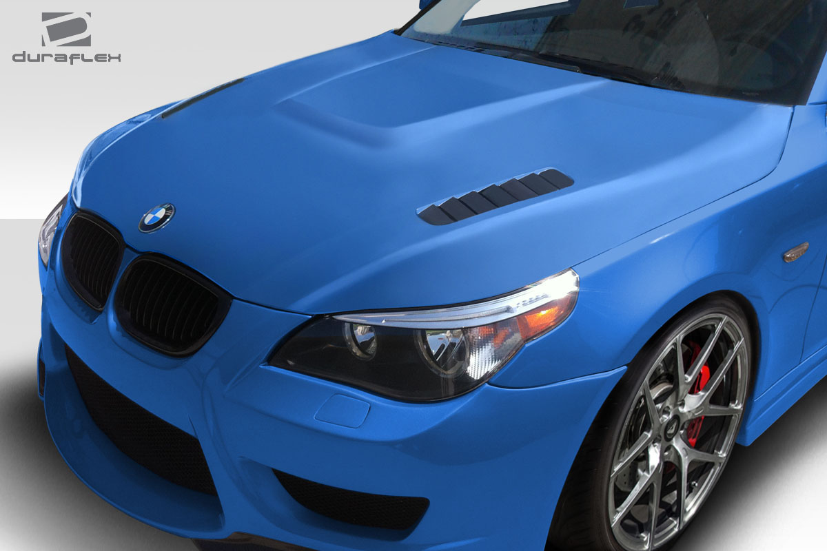2004-2010 BMW 5 Series E60 AF1 Hood - Signature Black - 1 Piece