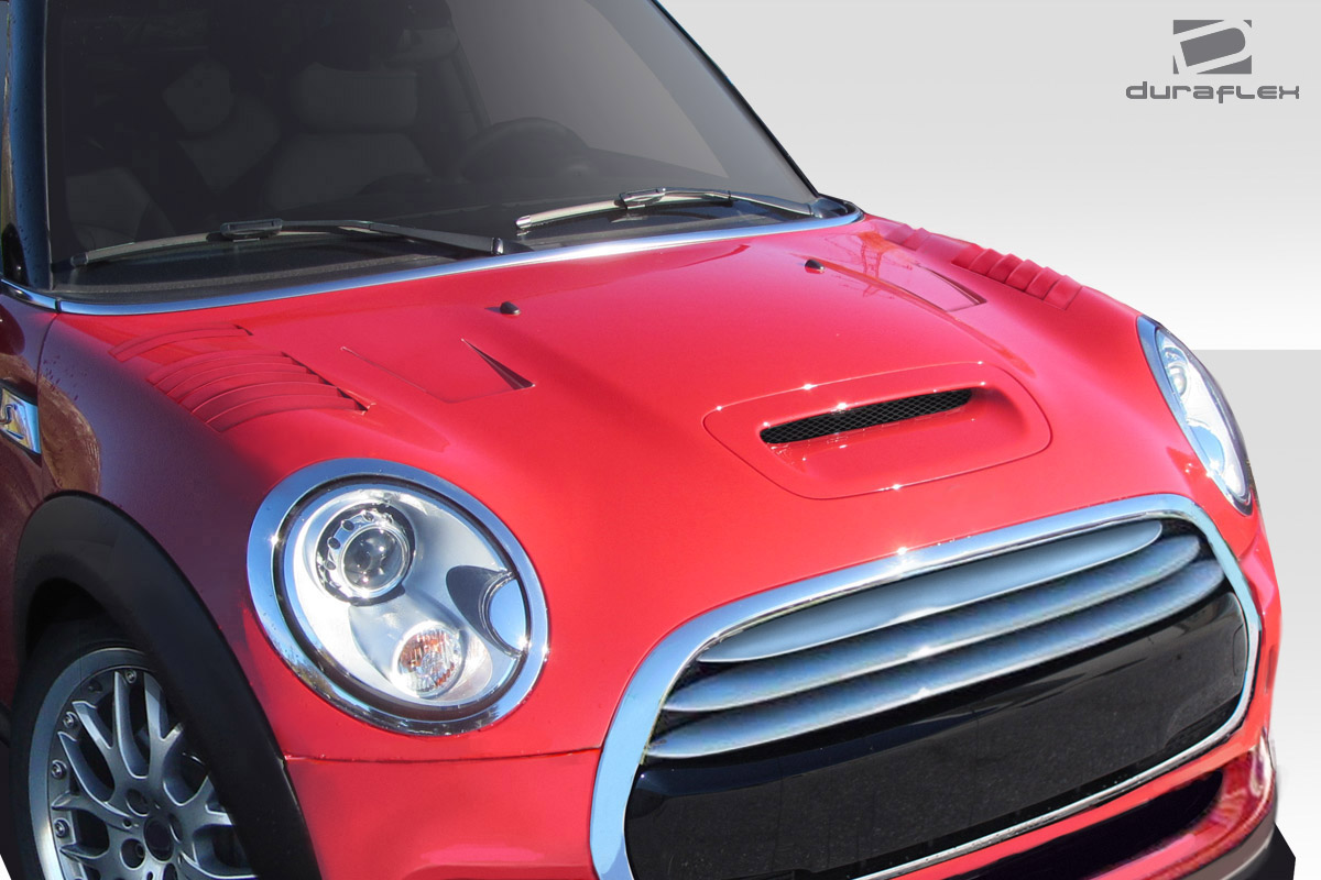 2014-2015 Mini Cooper Racer Hood - Signature Black - 1 Piece