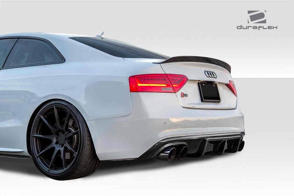 2012-2016 Audi S5 SM-G Rear Diffuser - Signature Black - 1 Piece