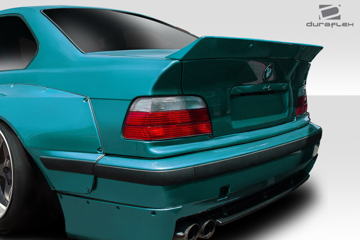 113446 1992-1998 BMW 3 Series M3 E36 2DR Circuit Rear Wing Spoiler, Signature Black - 1 Piece