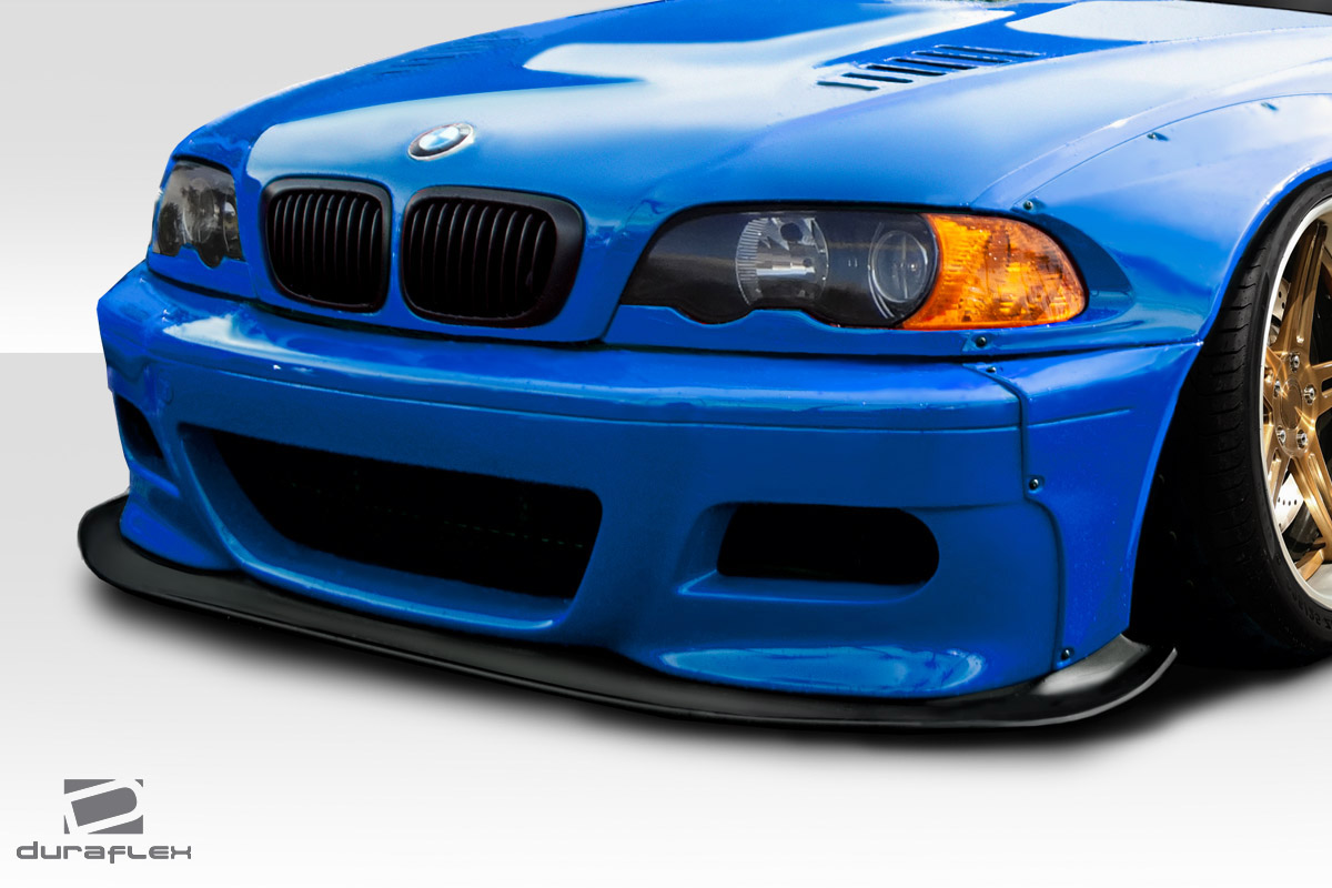 2001-2006 BMW M3 E46 Circuit Front Lip Spoiler - Signature Black - 1 Piece
