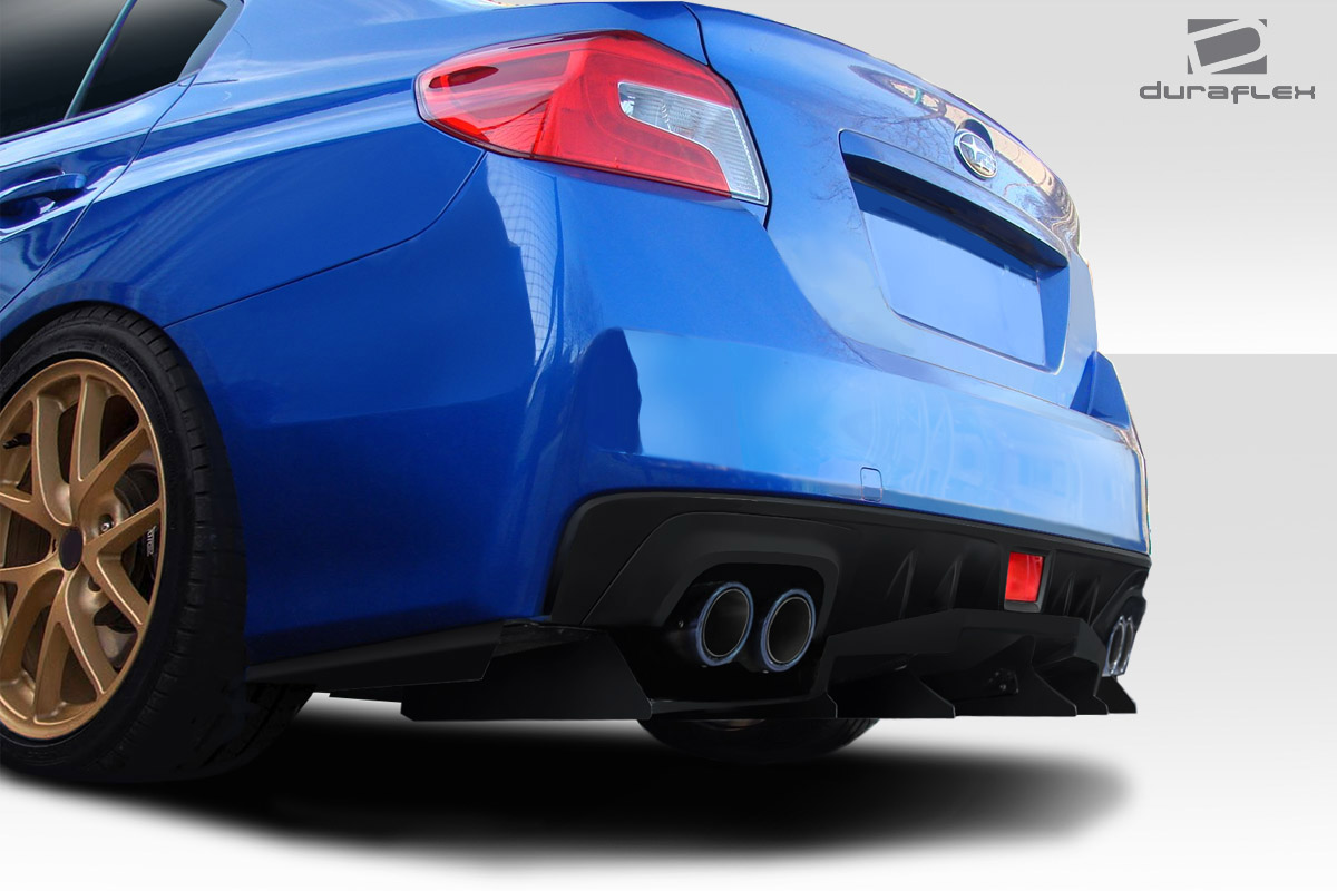 113471 2015-2017 Subaru WRX STI VRS Rear Diffuser, Signature Black - 3 Piece
