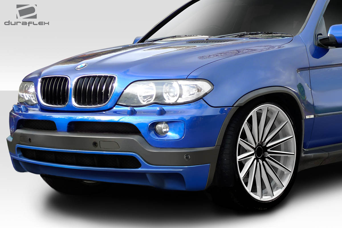 2000-2006 BMW X5 4.8Is Look Front Lip Spoiler - Signature Black - 1 Piece