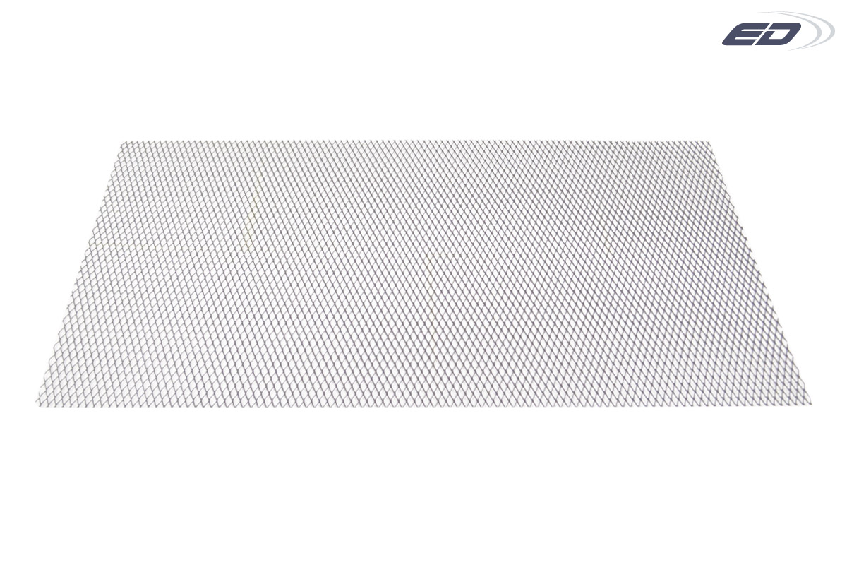 s 112691 Diamond Cut Mesh Grille, Signature Black - 1 Piece
