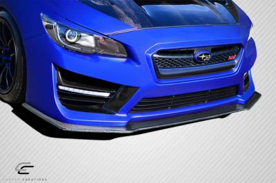 Picture of Carbon Creations 109932 2015-2017 NBR Concept Front Splitter for Subaru&#44; WRX