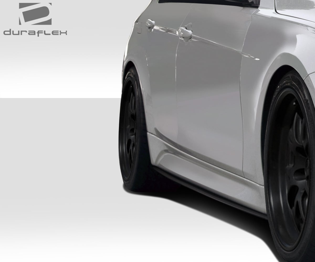 2012-2017 BMW 3 Series F30 4DR M Performance Look Side Splitters - Signature Black - 2 Piece