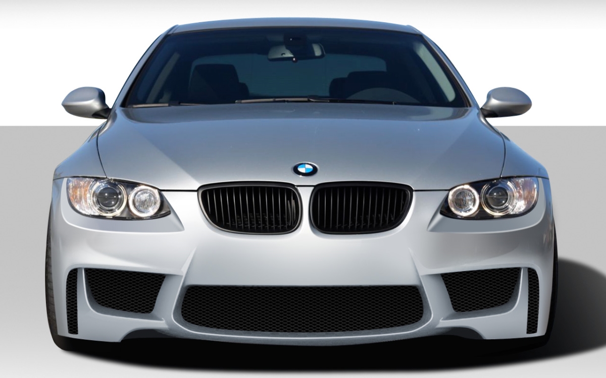 2007-2010 BMW 3 Series E92 E93 2DR Convertible 1M Look Body Kit, Signature Black - 4 Piece