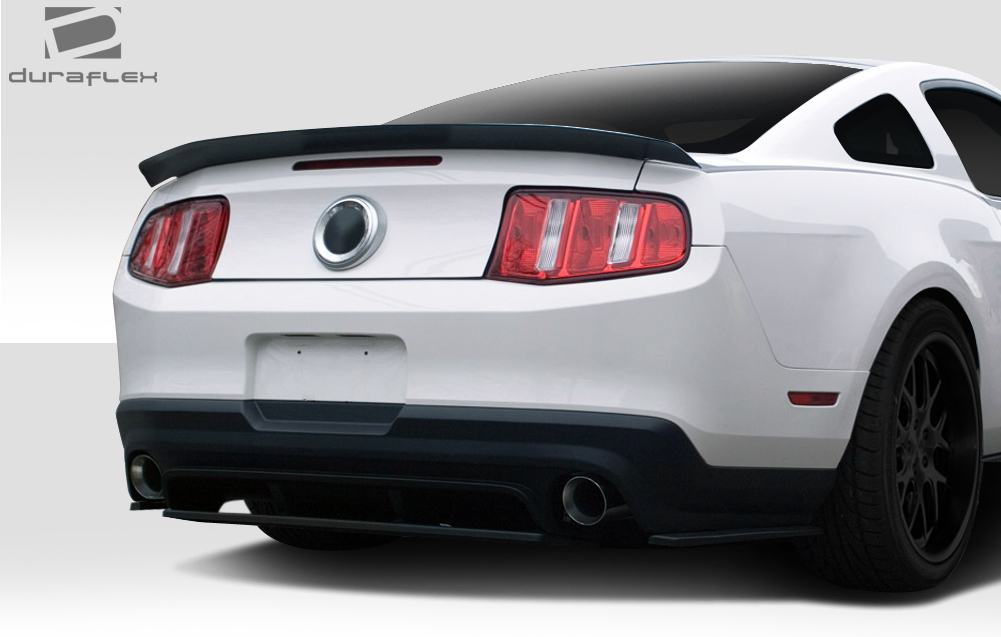 109592 2010-2012 Ford Mustang R500 Rear Diffuser Splitter, Signature Black - 4 Piece