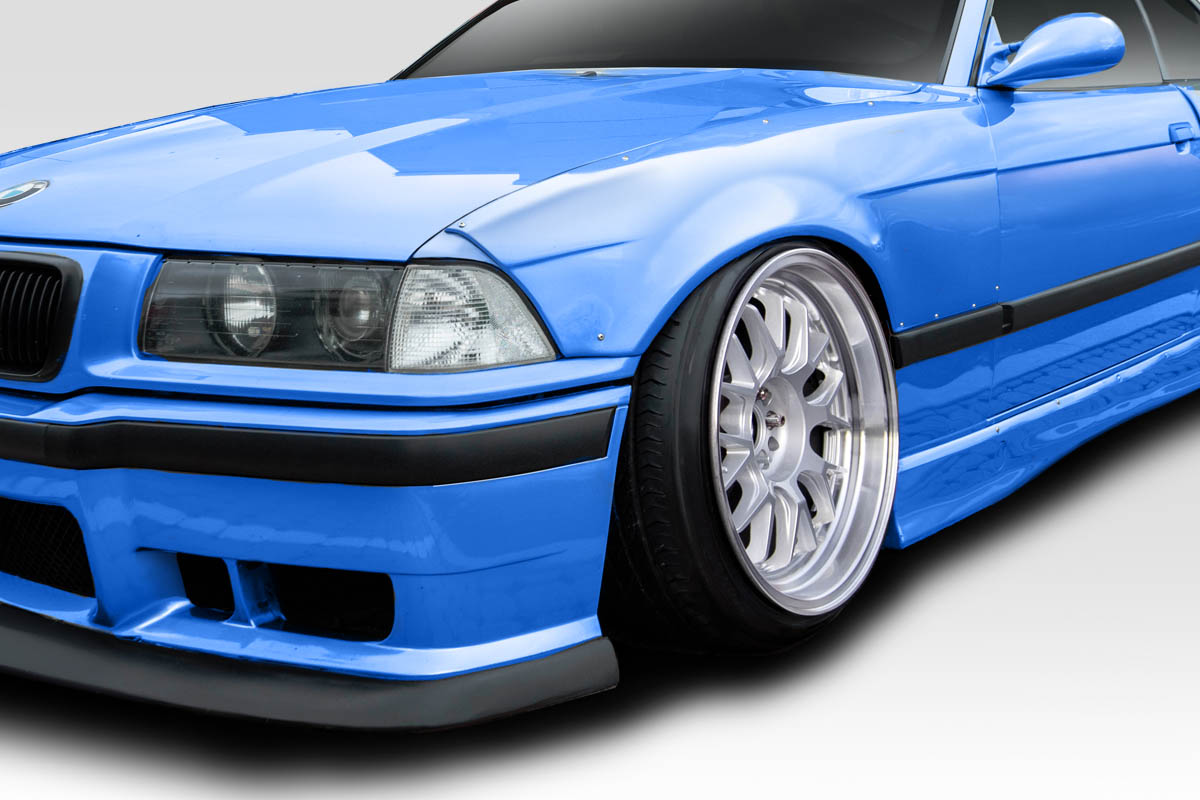 M3 E36 C Spec Front Fender Flares for 1992-1998 BMW 3 Series - 2 Piece