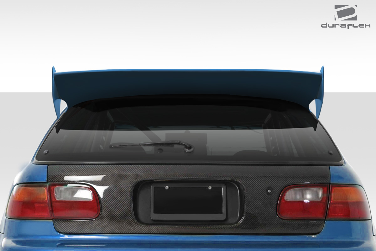 Picture of Duraflex 114272 RBS Wing Spoiler for 1992-1995 Honda Civic HB - 3 Piece