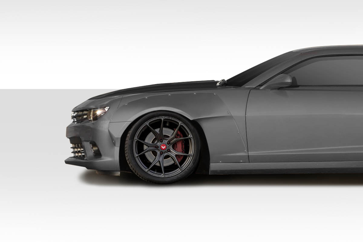 Grid Front Fender Flares for 2010 - 2015 Chevrolet Camaro - 4 Piece