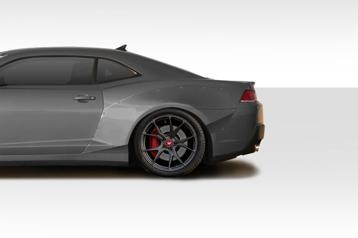Grid Rear Fender Flares for 2010 - 2015 Chevrolet Camaro - 4 Piece