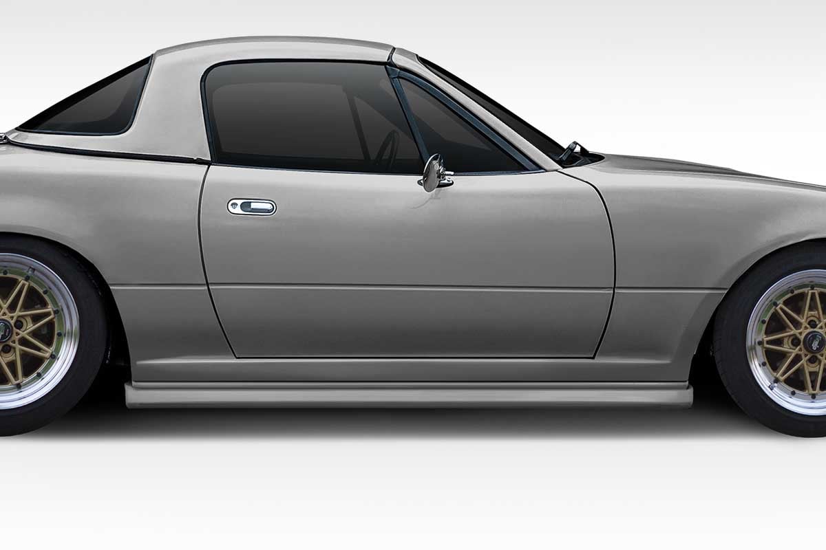 Side Skirts Splitters for 1990-1997 Mazda Miata Type F - 2 Piece