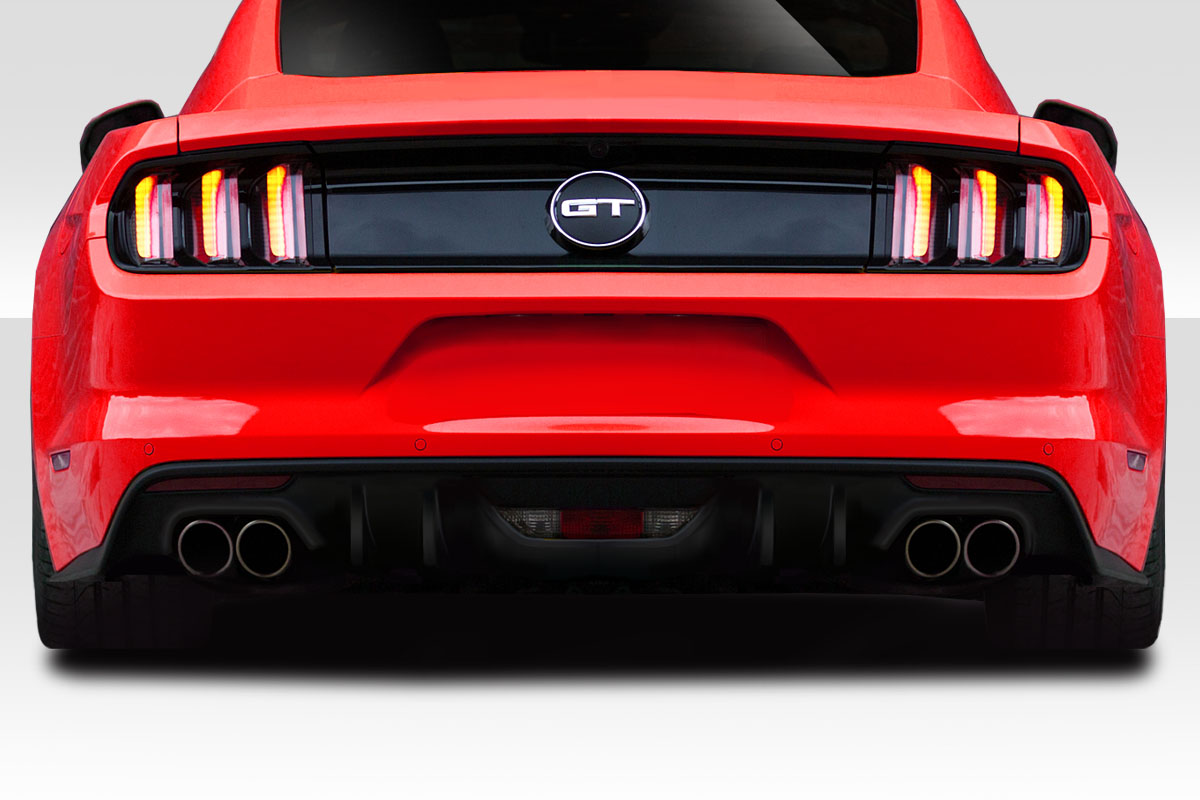 114804 KT Style Rear Diffuser for 2015-2017 Ford Mustang
