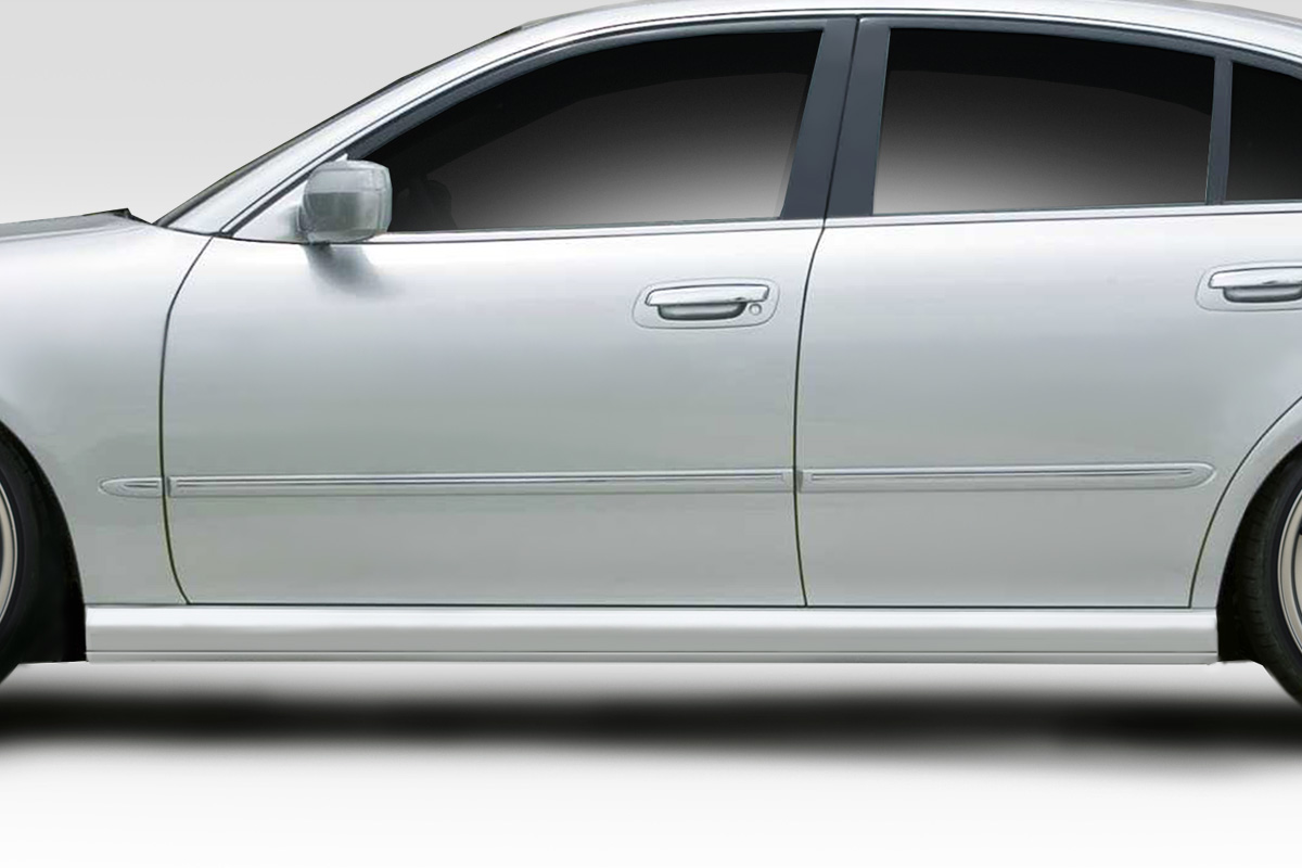 J-Design Side Skirts Rocker Panels for 2002-2006 Infiniti Q45 - 2 Piece