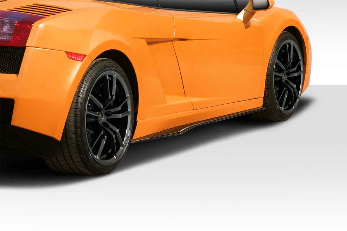 LP570 Style Side Skirts Rocker Panels for 2004-2008 Lamborghini Gallardo - 2 Piece