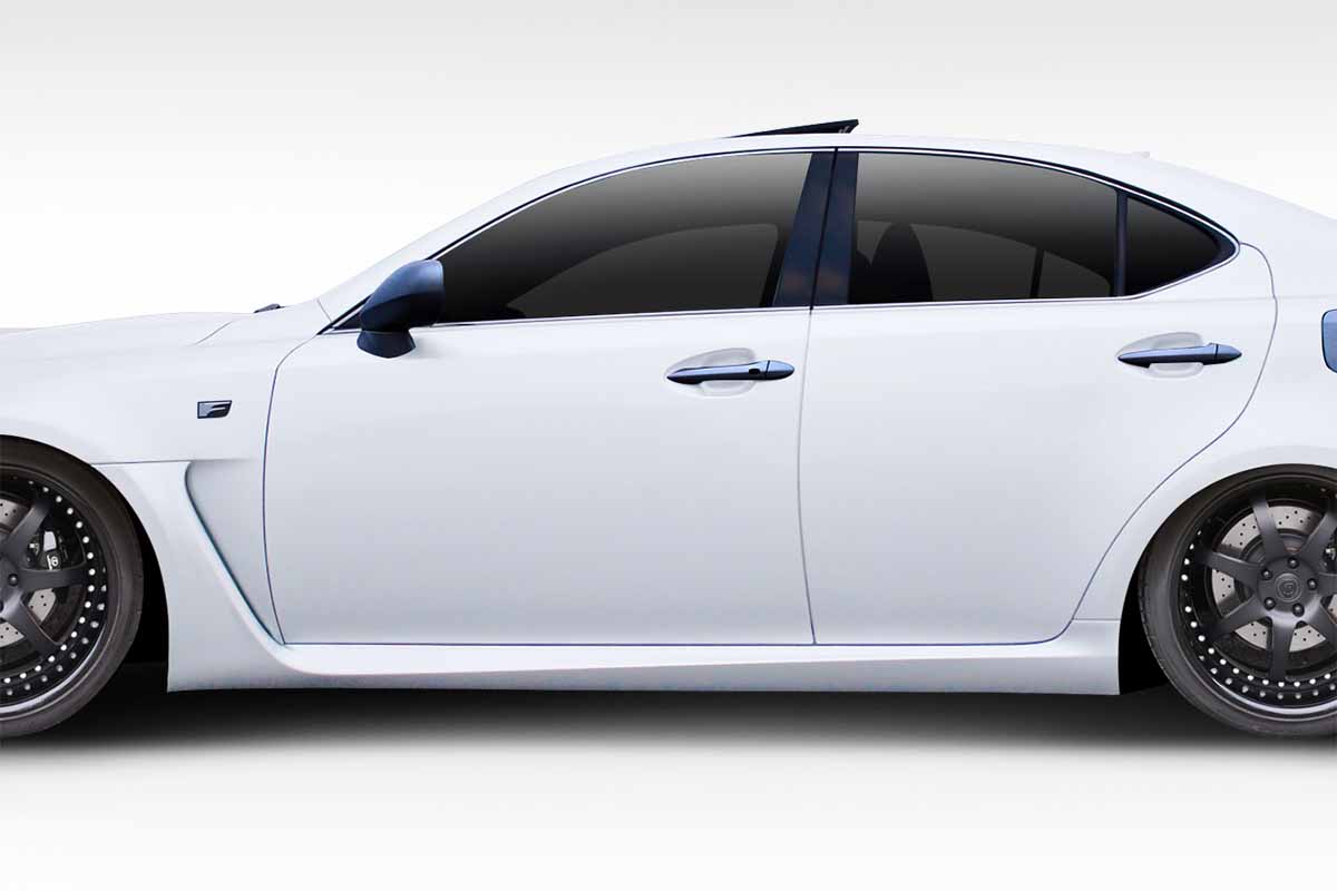 W-1 Side Skirts Rocker Panels for 2008-2014 Lexus IS-F - 2 Piece