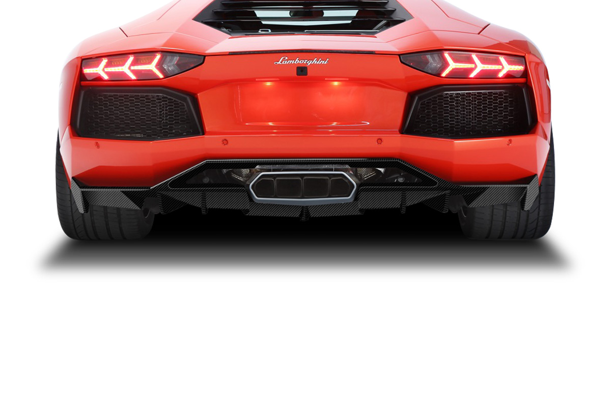 Carbon Fibre Plastic AF-1 Diffuser for 2011-2017 Lamborghini Aventador
