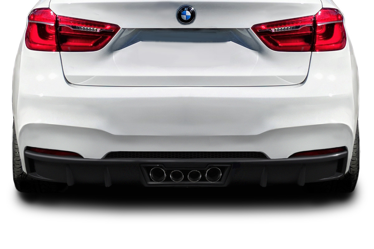 Picture of Aero Function 114156 Glass Fibre Komposite AF-1 Rear Bumper for 2015-2019 BMW X6 F16 & X6M F86