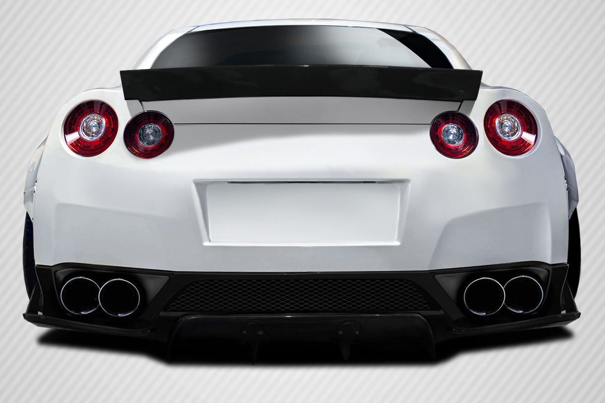 Picture of Carbon Creations 113513 LBW Rear Wing Spoiler for 2009-2019 Nissan GT-R R35