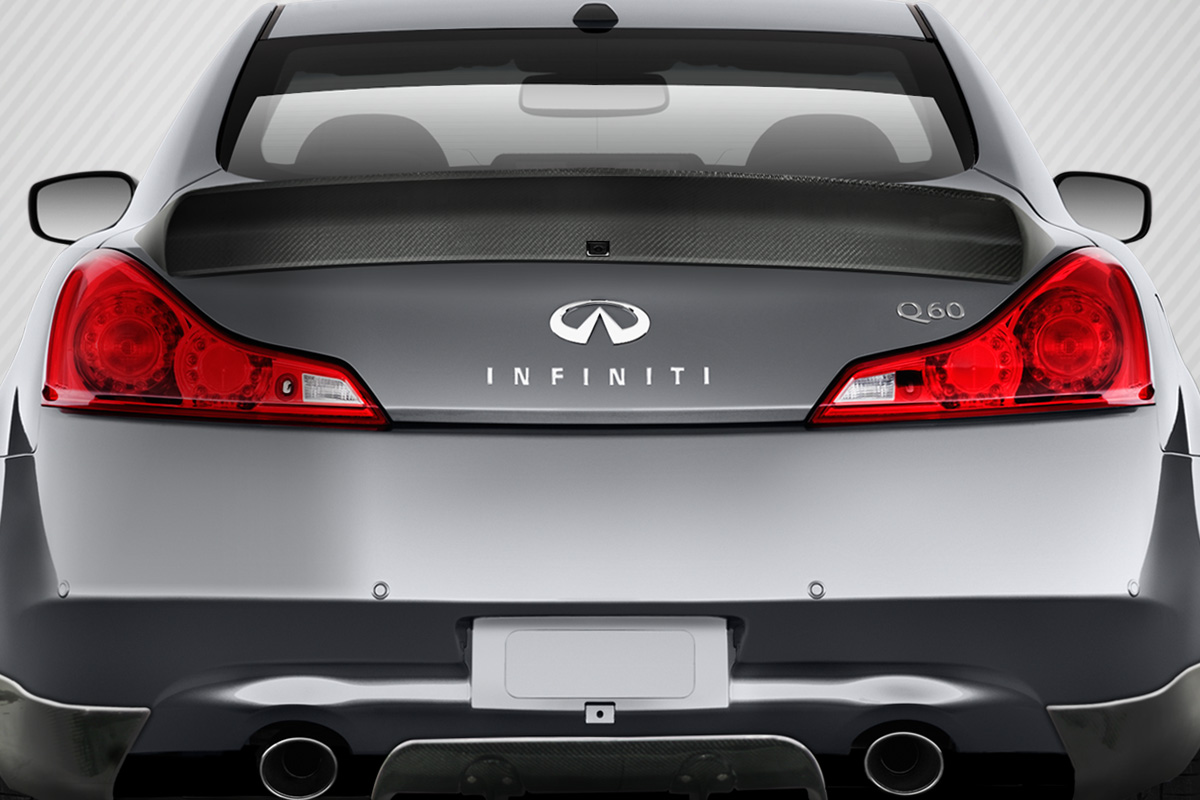 Picture of Carbon Creations 113535 LBW Rear Wing Spoiler for 2008-2015 Infiniti G Coupe G37 Q60