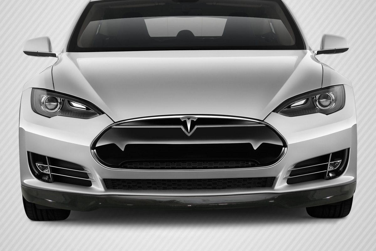 Picture of Carbon Creations 113551 UTech Front Lip Spoiler for 2012-2016 Tesla Model S
