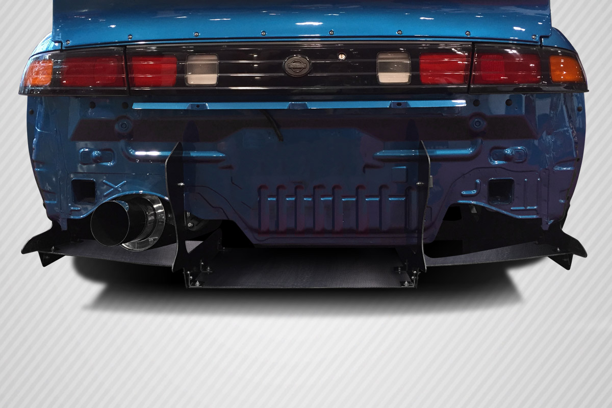 113852 Carbon Fiber RBS V2 Wide Body Rear Diffuser for 1995-1998 Nissan 240SX S14 -  Carbon Creations