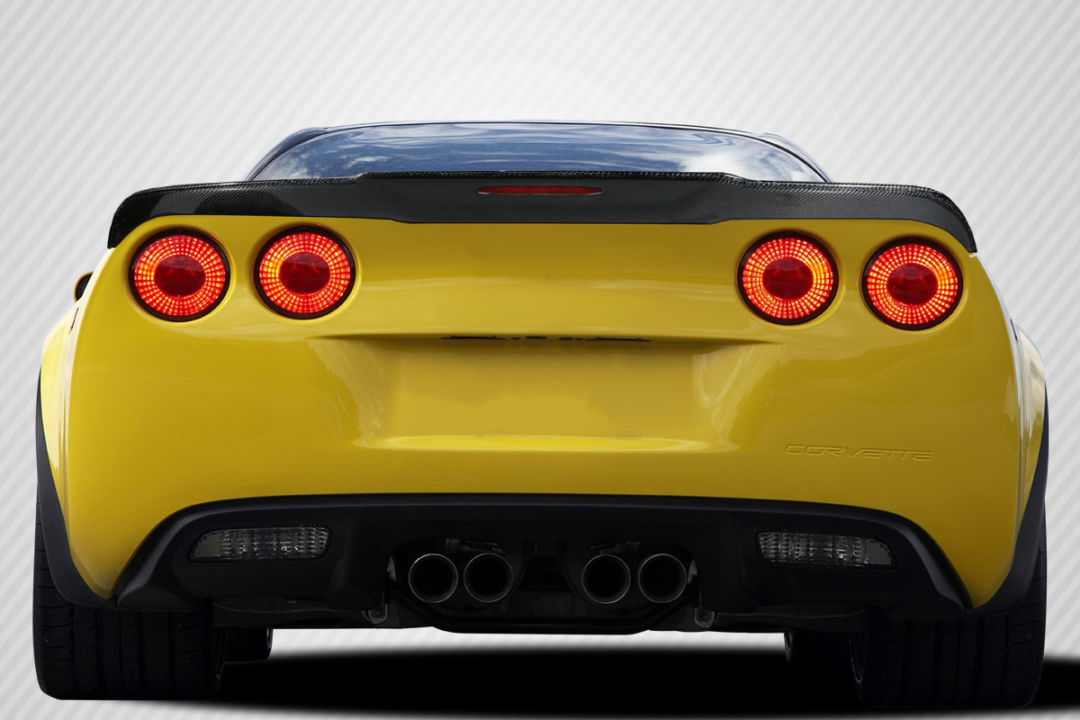 Picture of Carbon Creations 114106 DriTech Champ Rear Wing Spoiler for 2005-2013 Chevrolet Corvette C6