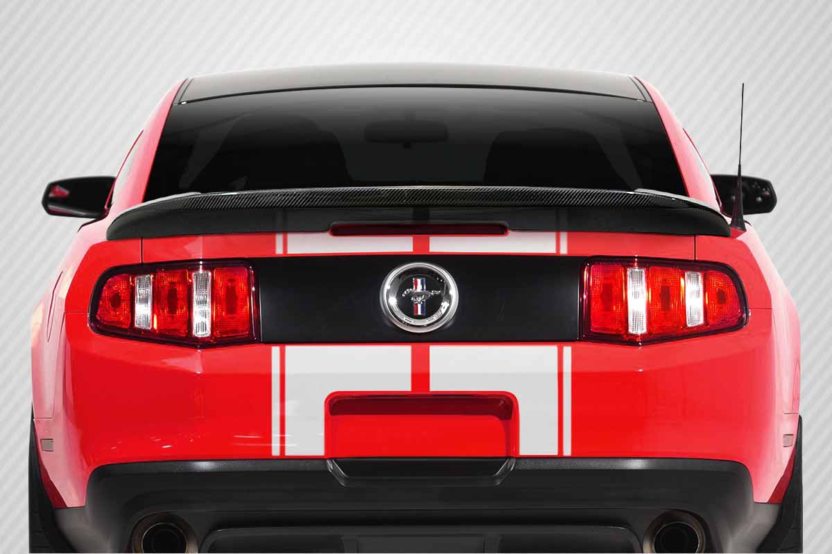 Picture of Carbon Creations 114256 DriTech GT500 Look Wing Spoiler for 2010-2014 Ford Mustang