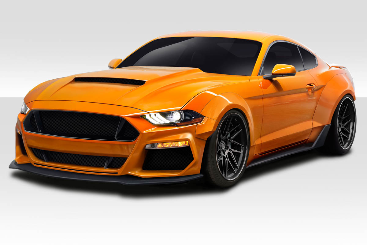 115126 Grid Wide Body Kit for 2018-2019 Ford Mustang - 8 Piece