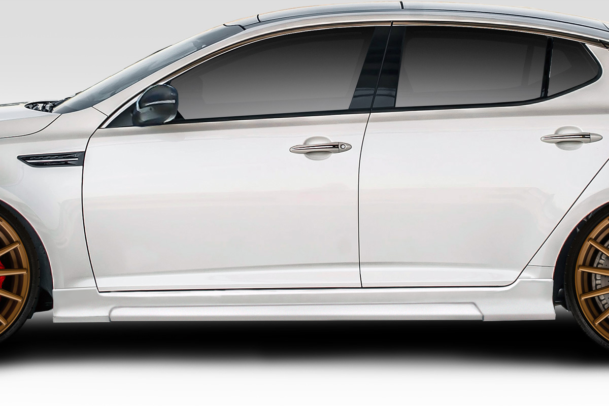 N Design Side Skirts for 2010-2013 Kia Optima - 2 Piece
