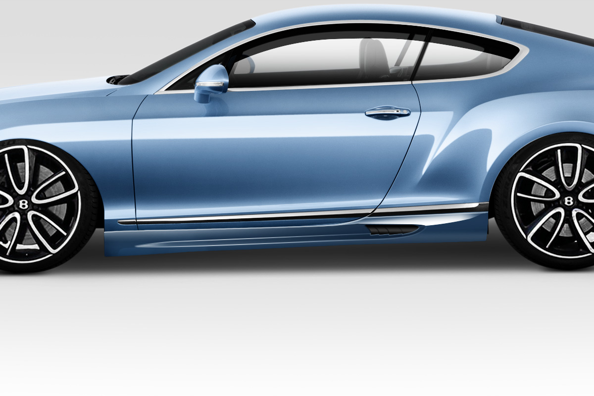 Eros Version 1 Side Skirts for 2011-2016 Bentley Continental GT - 2 Piece