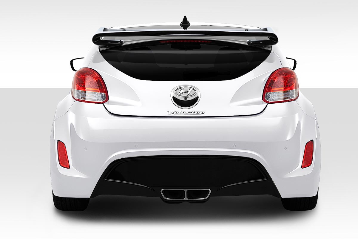 Sequential Wing Spoiler for 2012-2017 Hyundai Veloster - 3 Piece