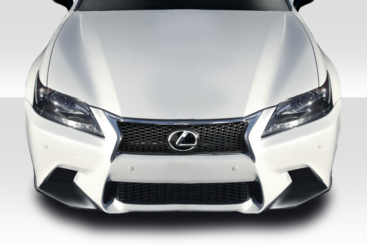 X-5 Front Splitter for 2013-2015 Lexus GS F Sport - 2 Piece
