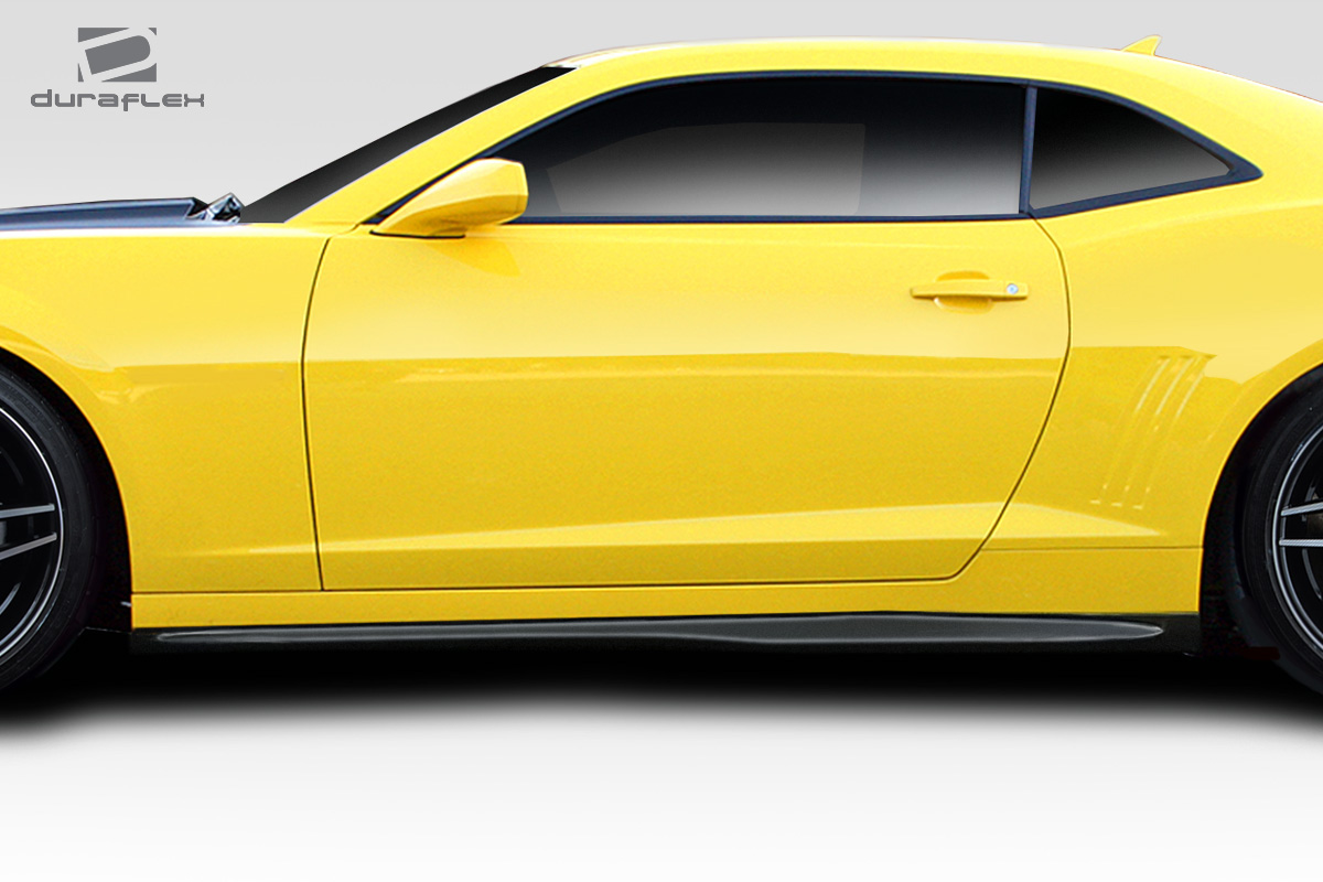 ZL1 V2 Look Side Skirts for 2010-2015 Chevrolet Camaro - 2 Piece