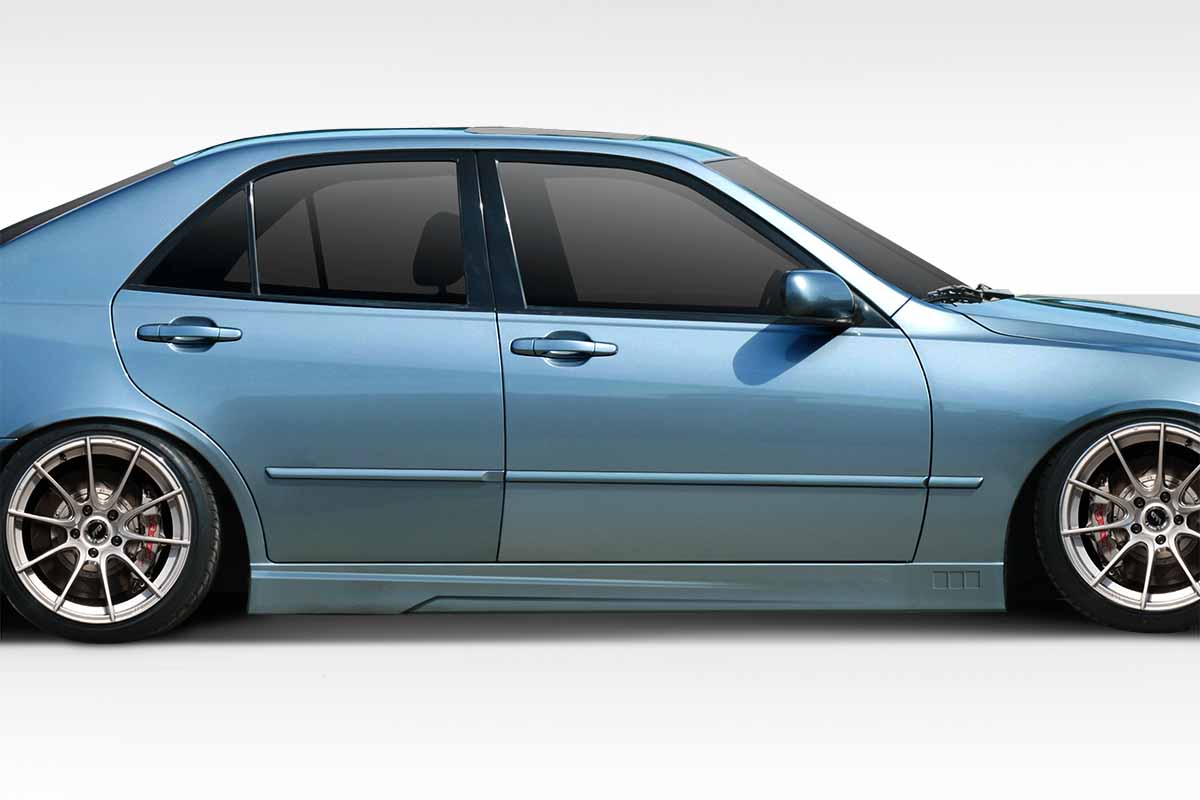 H-Spec Side Skirts Rocker Panels for 2000-2005 Lexus IS Series IS300 - 2 Piece