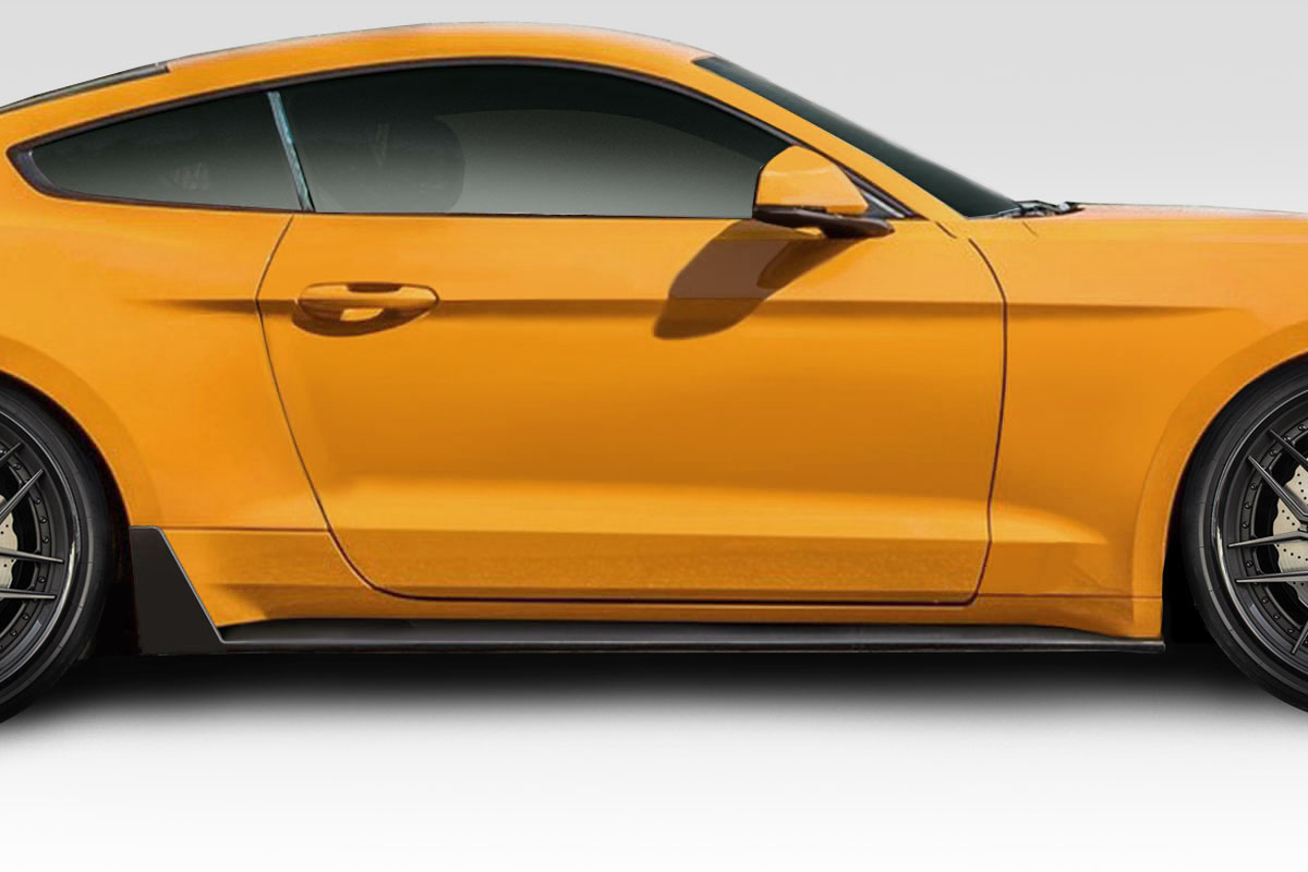 Grid V2 Side Skirts Rocker Panels for 2015-2019 Ford Mustang - 2 Piece