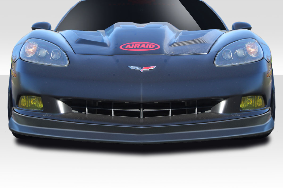 GTA Front Lip Splitter for 2005-2013 Chevrolet Corvette C6 - Black