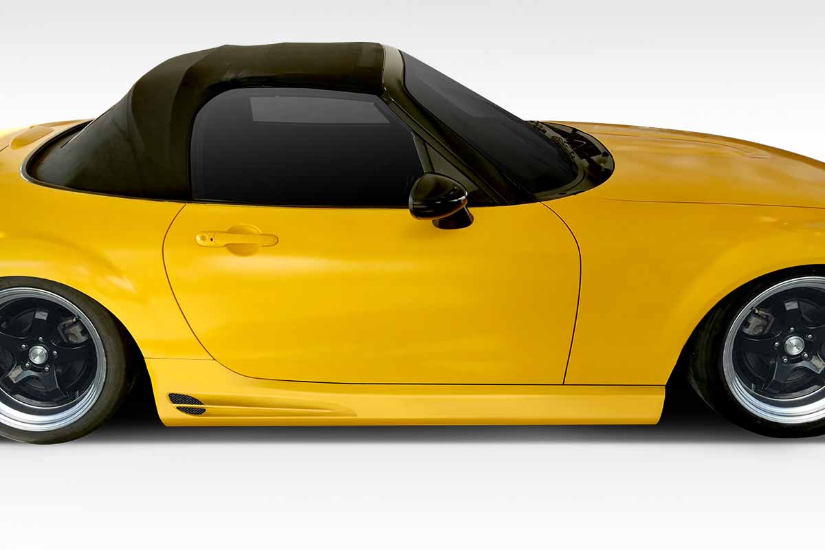 114712 X Sport Side Skirts Rocker Panels for 2006-2015 Mazda Miata - 2 Piece -  Duraflex