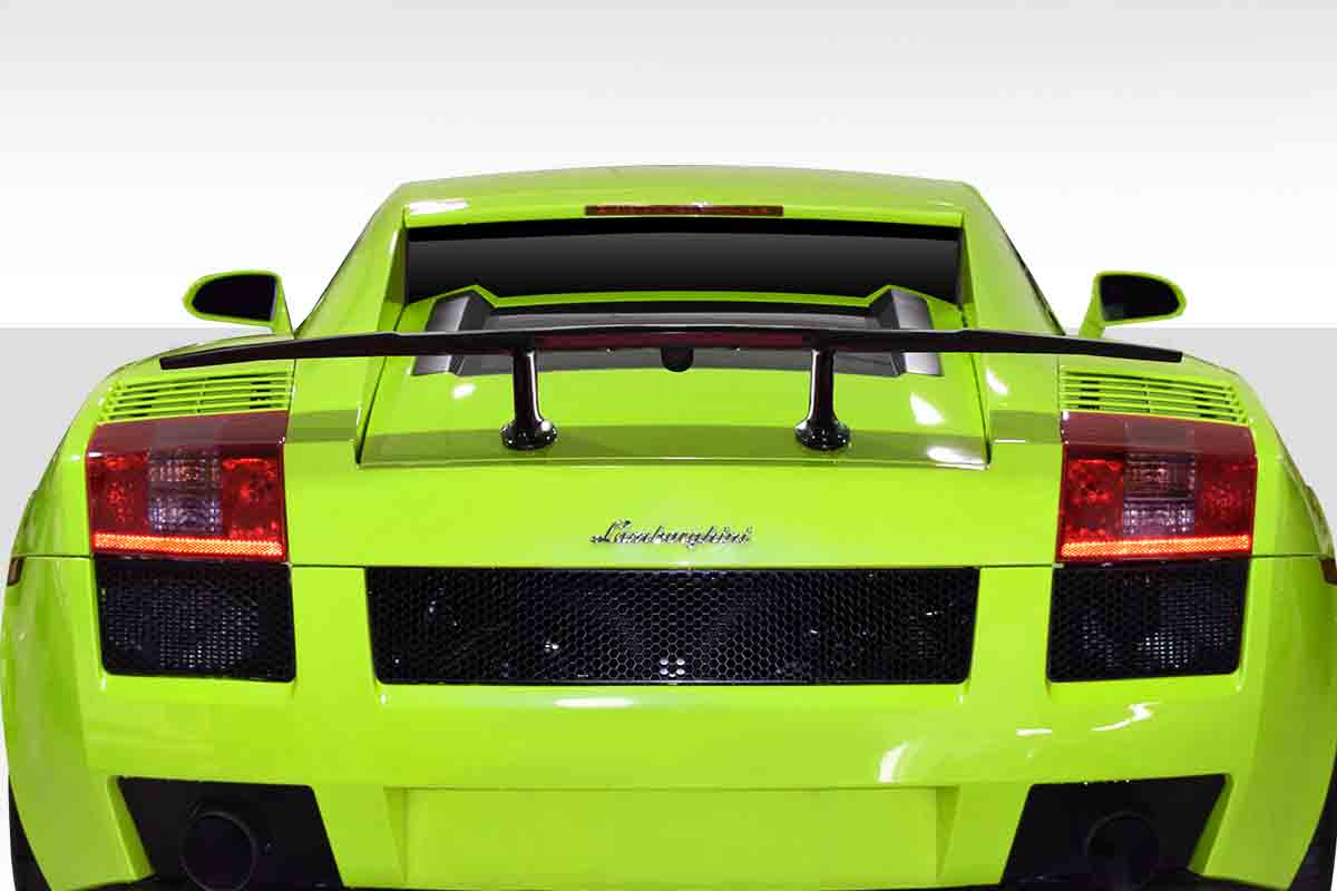 LP560 LP570 Look Rear Wing Spoiler for 2004-2013 Lamborghini Gallardo - Black