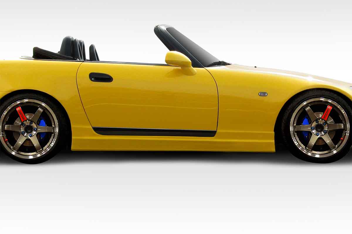 GP1 Door Caps for 2000-2009 Honda S2000 - 2 Piece - Black