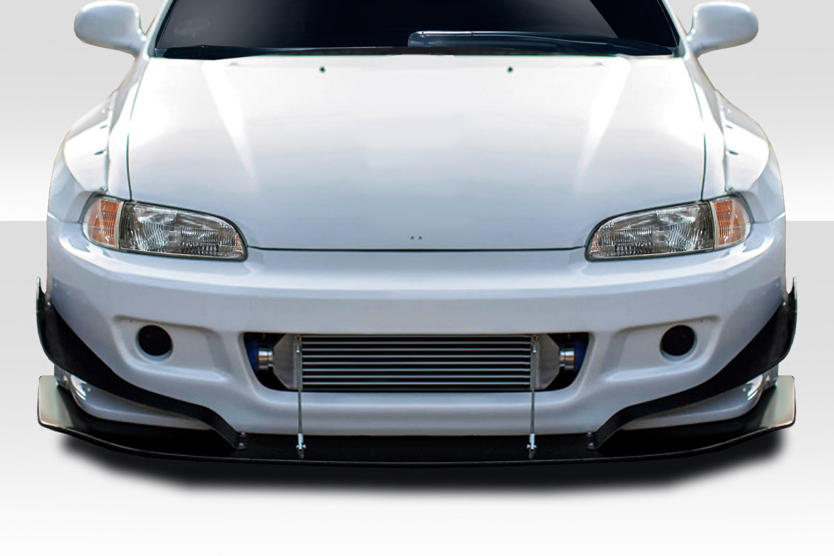 114872 TKO RBS Wide Body Front Lip for 1992-1995 Honda Civic - Black